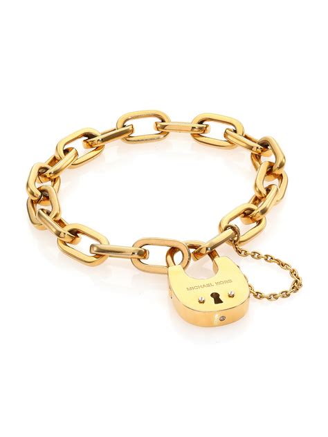 michael kors bracelet with lock